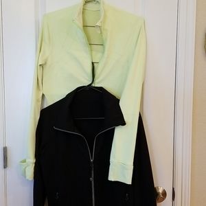 Two(2) Lulu Lemon athletic jackets